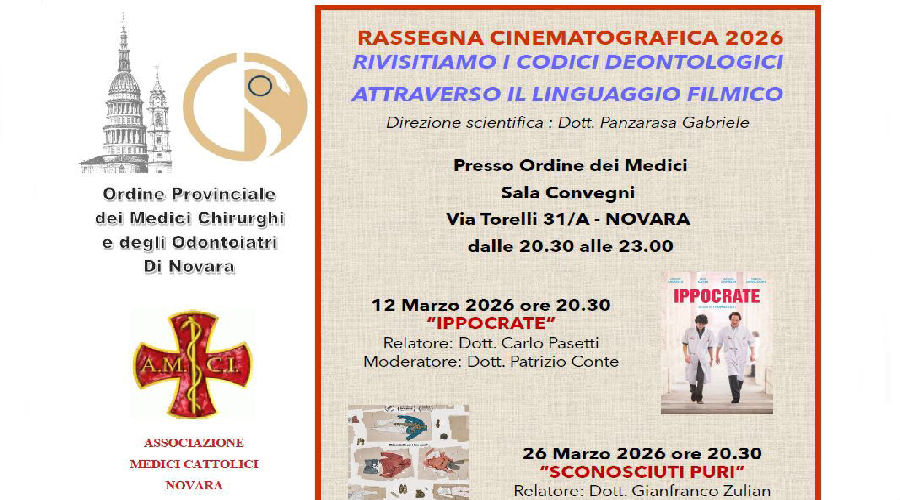 Clicca per accedere all'articolo RASSEGNA CINEMATOGRAFICA 2026